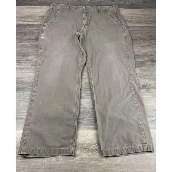 Carhartt Other - Carhartt Canvas Khaki Relaxed Fit Pants Mens 38x30 Musk Brown Tan B299 MUS